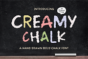 Creamy Chalk A Bold Chalk Font, a Handwritten Font by Allouse Studio (Thumbnail 1 of 10)