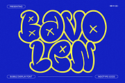 Bavolen - Bubble Graffiti Font, a Font by Indotype Foundry (Thumbnail 1 of 10)