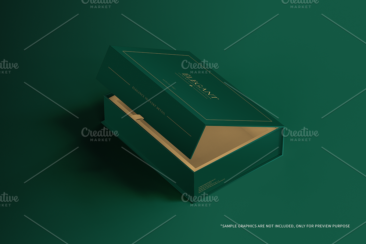 Magnetic Gift Packaging Box Mockups, a Packaging Mockup by shaikerintu (Photo 10 of 17)