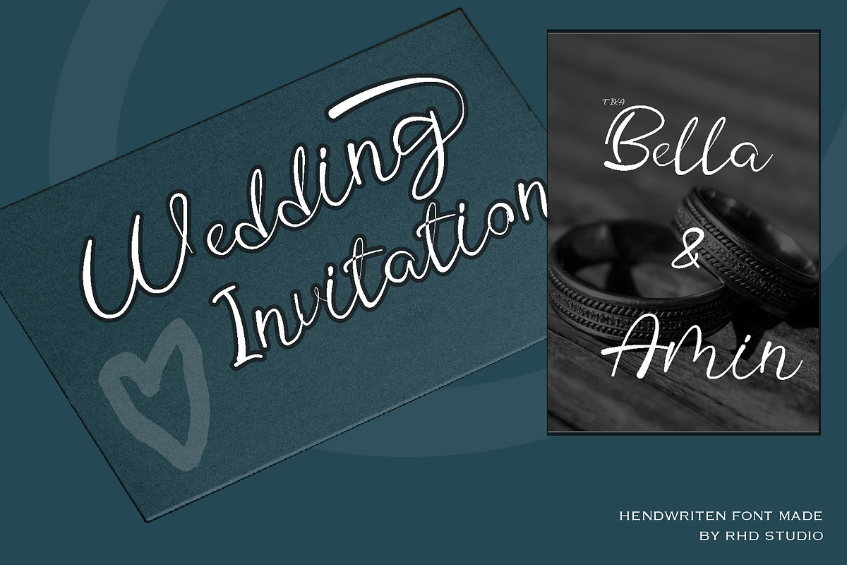Amansa Handwritten Font, a Handwritten Font by RHD Creative Studio (Photo 2 of 10)