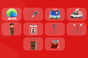 Journalism 3D Icon Pack, a 3D by novia99design (Thumbnail 6 of 6)