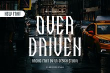 Over Driven - Racing Font