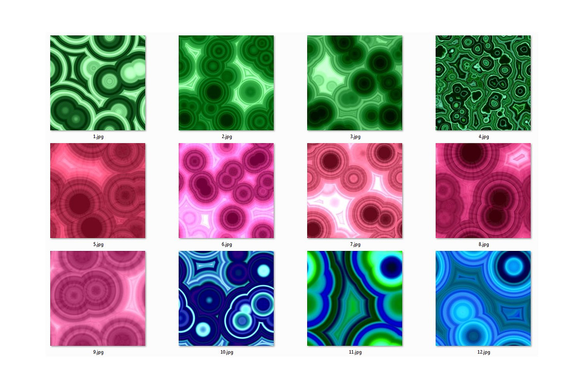 22 Seamless Gem Stone Textures, a Palette Add-On by Kseniya-Omega (Photo 2 of 6)