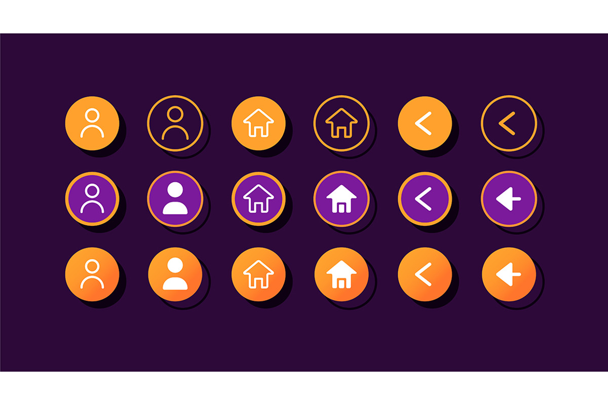 User profile UI elements kit, a Graphic by IMG Visuals