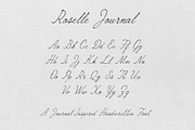 Roselle Journal | Script Font, a Script Font by Mneme (Thumbnail 7 of 10)