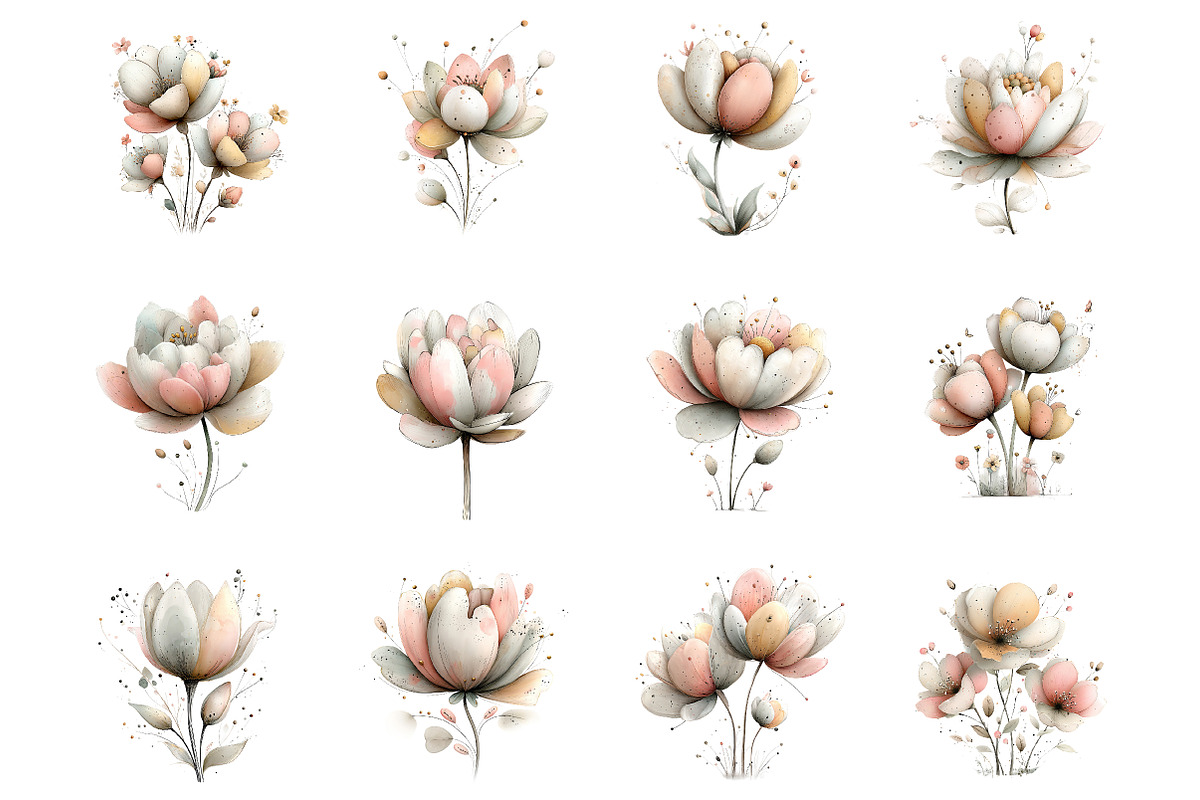 Whimsical spring tulip flower png, an Illustration by SinaCreation (Photo 2 of 11)