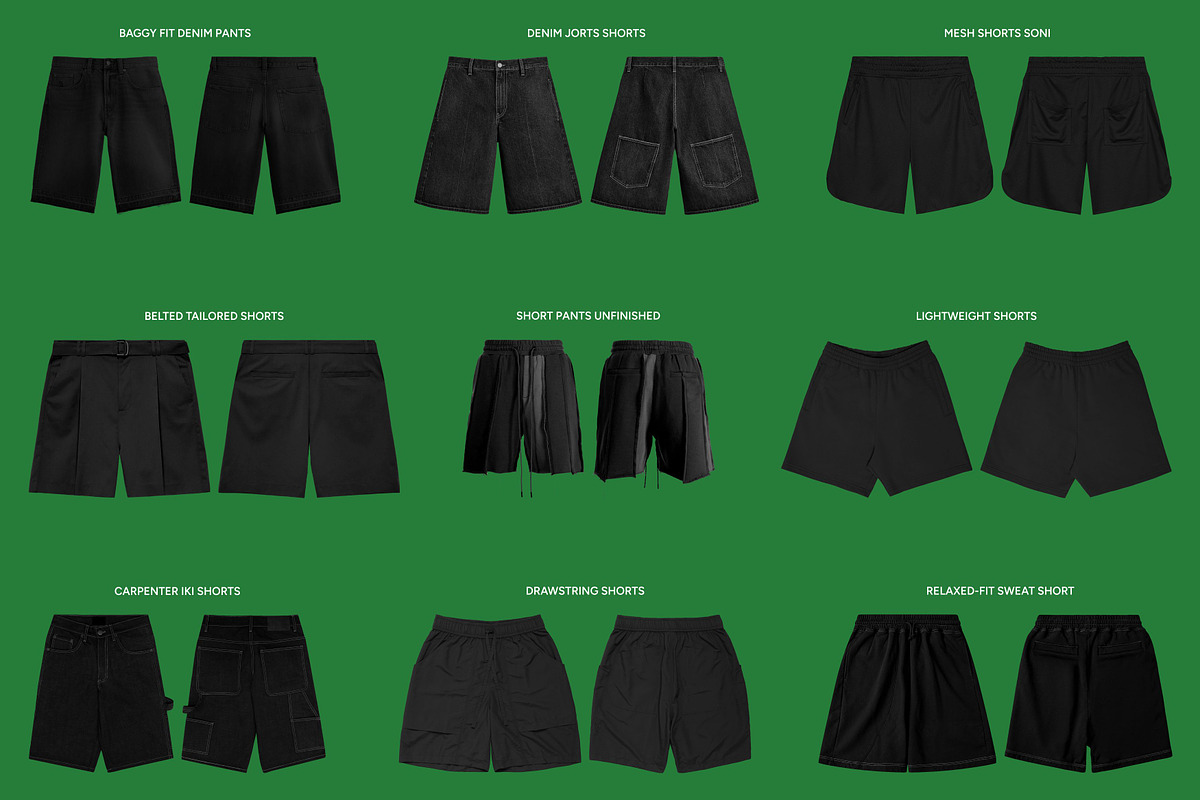 Urbanwear Apparel Templates, a Bottom Mockup by AtelierDuVow (Photo 9 of 10)