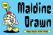 Maldine Drawn, a Sans Serif Font by Craft Supply Co. (Thumbnail 1 of 8)