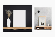 Artwork Frame Mockup Photo Bundle, a Poster Template by Octopus_Vibes (Thumbnail 9 of 15)