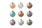 Christmas Balls Vector Objects, an Object Graphic by Plaid4You (Thumbnail 4 of 5)