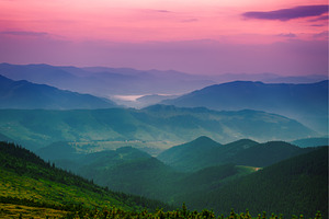 Amazing mountain sunrise, a Nature Photo by Nature and travel