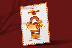 Pake - National Pancake Day Flyer