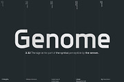 Genome, a Sans Serif Font by Howcolour (Thumbnail 2 of 6)