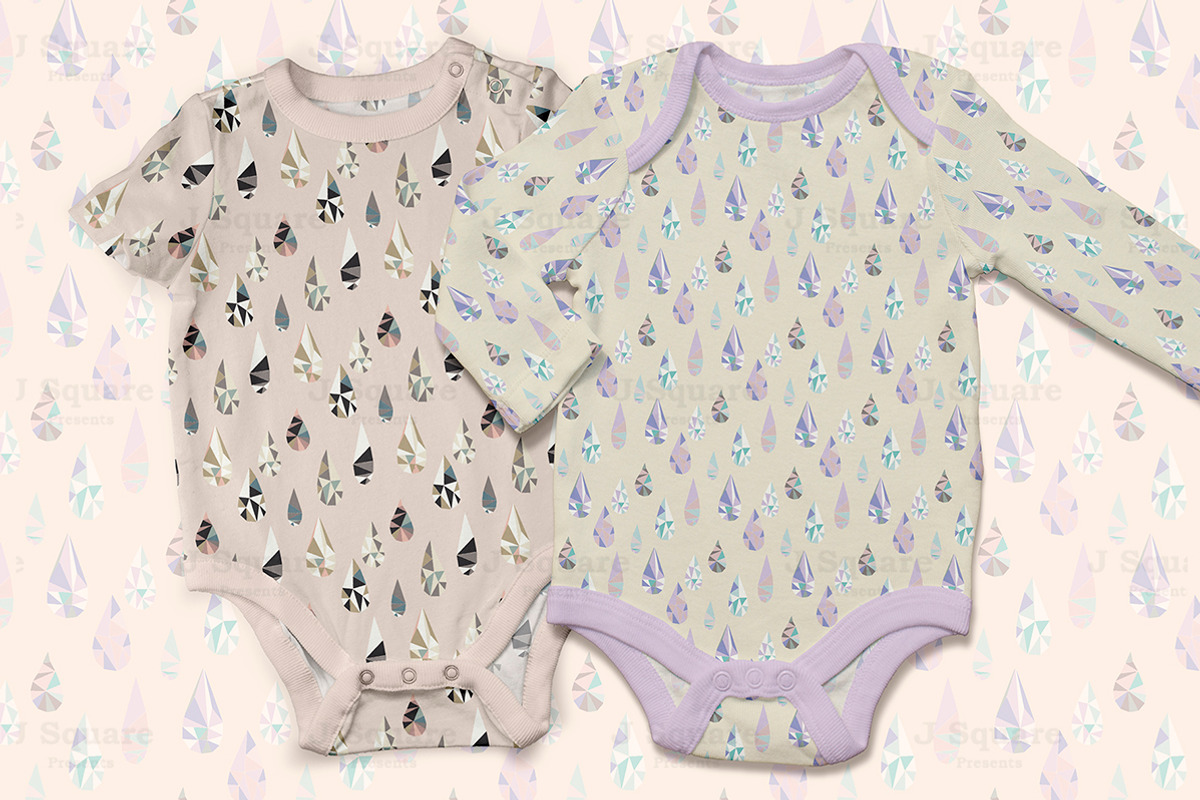 Crystal Raindrop Vector Swatches preview 4