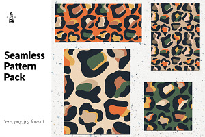 Exotic leopard skin digital paper