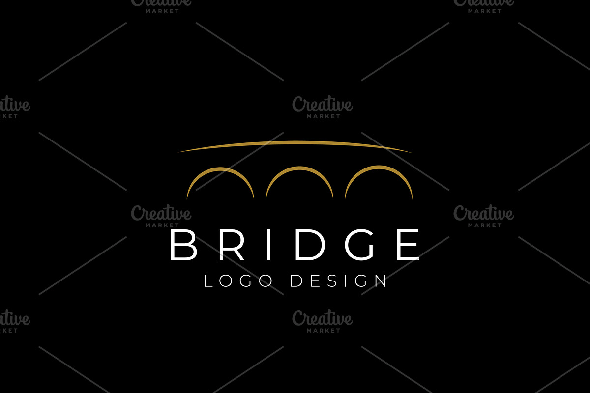 Minimalist Bridge Logo Design, a Branding & Logo Template by AlvinStd