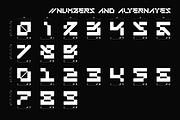 ANERO - FUTURISTIC DISPLAY FONT, a Symbol Font by Font For Zula™ (Thumbnail 3 of 14)