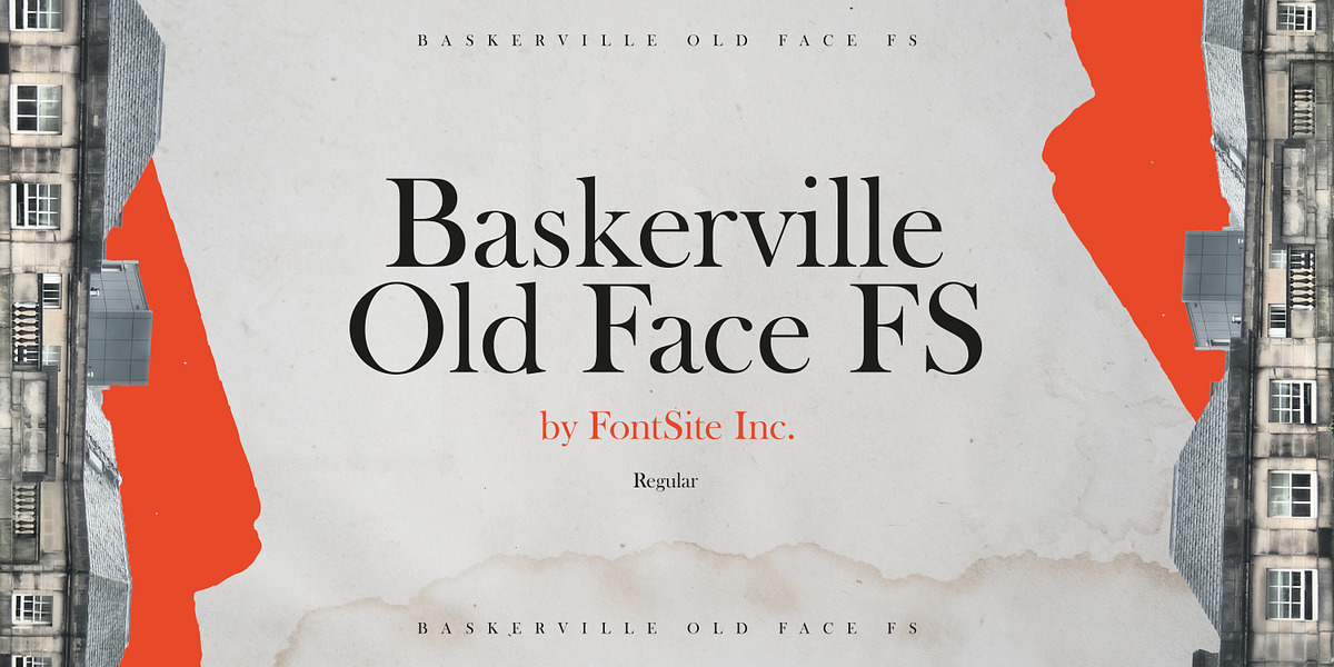Baskerville Old Face FS, a Serif Font by FontSite Inc.
