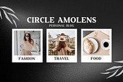 Circle Amolens -Modern Serif, a Serif Font by Font Kingdom (Thumbnail 4 of 6)