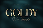 Royal Gold Lettering Text Effects, a Layer Style Add-On by Andrew Skoch Design (Thumbnail 2 of 8)
