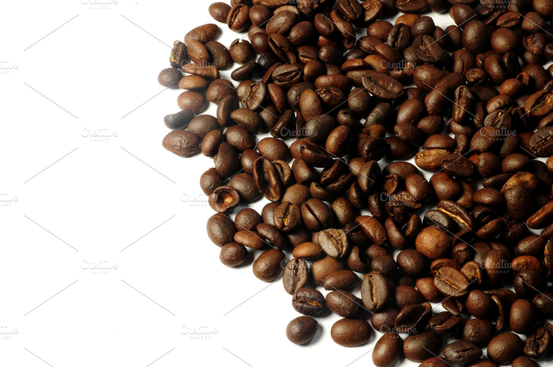 Coffee Beans Isolated On White Containing Coffee Bean Bean And White