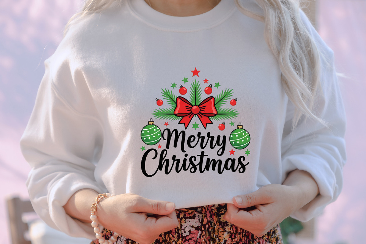 Preppy Christmas Merry & Bright PNG, an Illustration by designcity5 (Photo 7 of 8)
