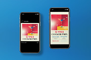 Gradient Summer Cocktail Flyer Set, a Flyer Template by graphicook (Thumbnail 3 of 3)