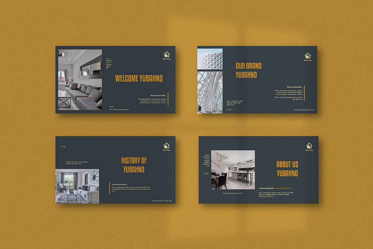 Real Estate Minimalist Powerpoint, a Presentation Template by nyilstudio (Photo 3 of 6)