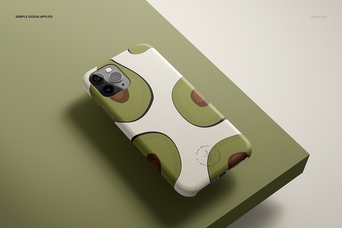 iPhone 11 Pro Matte Snap Case Mockup, an iPhone Mockup by creatsy5 (Photo 12 of 23)