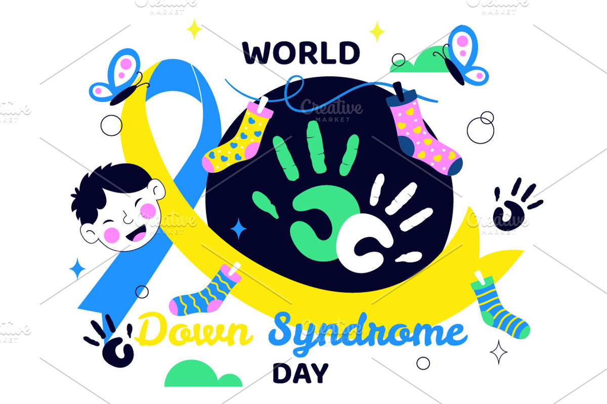 10 World Down Syndrome Day, a Person Illustration by denayunebgt (Photo 4 of 4)