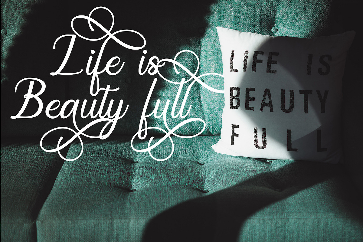 Regalhisa - Calligraphy Font preview 6