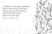 Twigs - A Handwritten Scribble Font, a Script Font by KA Designs (Thumbnail 2 of 6)