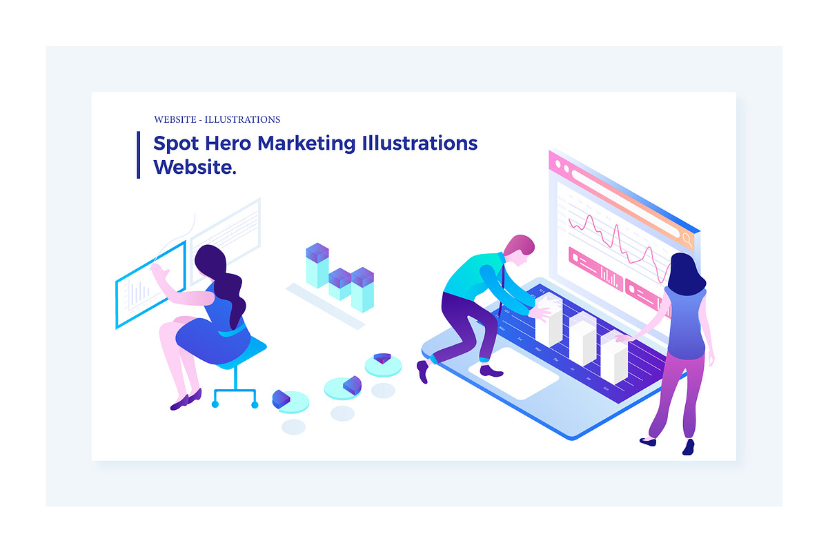 Marketing & Courses Illustrations, an Illustration by marwa_elgendy (Photo 14 of 27)