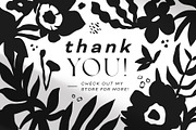 Abstract Botanical Vector Collection, a Decorative Illustration by rouxsupplyco (Thumbnail 13 of 13)