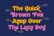 Kelpo - Groovy Retro Typeface, a Serif Font by Dharmas Foundry (Thumbnail 6 of 15)