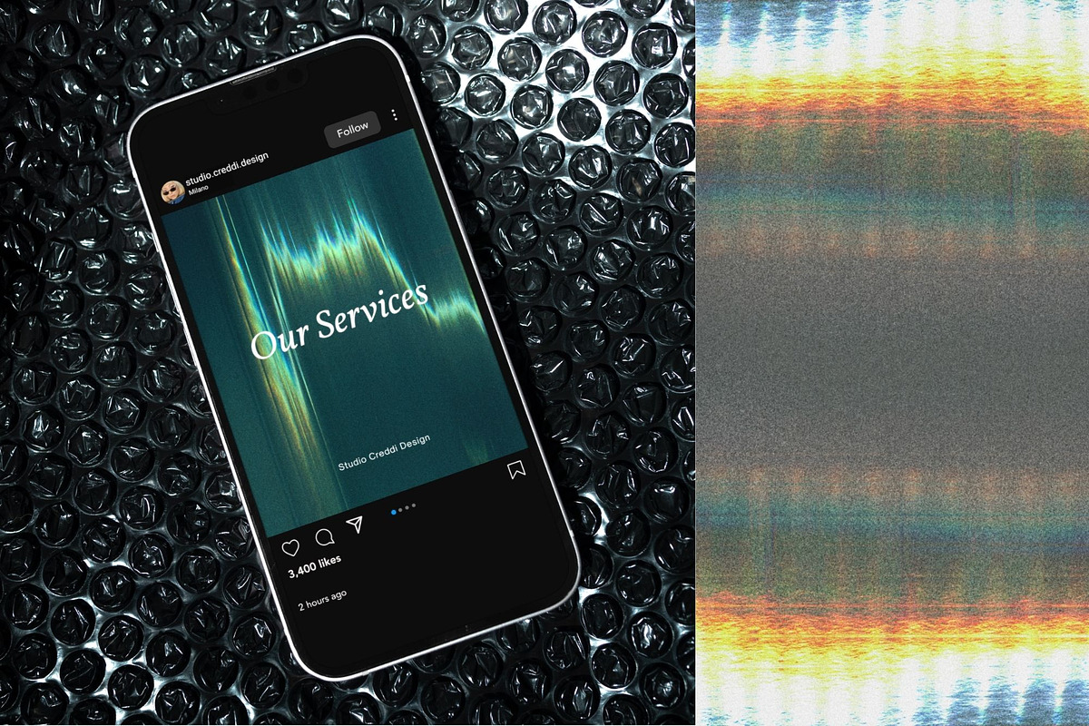 Scanlight: Iridescent Backgrounds, a Background Graphic by Anastasiia VNSK (Photo 11 of 20)