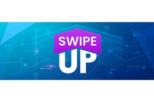 Swipe up banner, an Object Illustration by Vector Tradition
