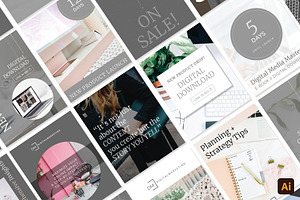 Digital Product Social Media Bundle