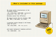 Nostalgic Tech Clipart - 90s-Y2K, a Decorative Illustration by Curiouss (Thumbnail 9 of 9)