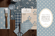 Farmhouse Navy Floral Patterns, a Pattern Graphic by Eclectic Anthology (Thumbnail 8 of 12)
