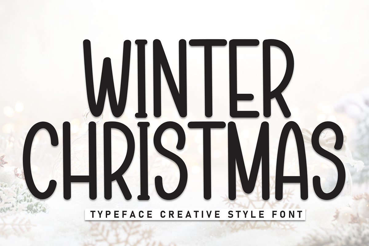Winter Christmas | Script Font, a Script Font by Scratchones (Photo 1 of 8)