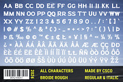 Broide Rough, a Serif Font by Craft Supply Co. (Thumbnail 8 of 8)
