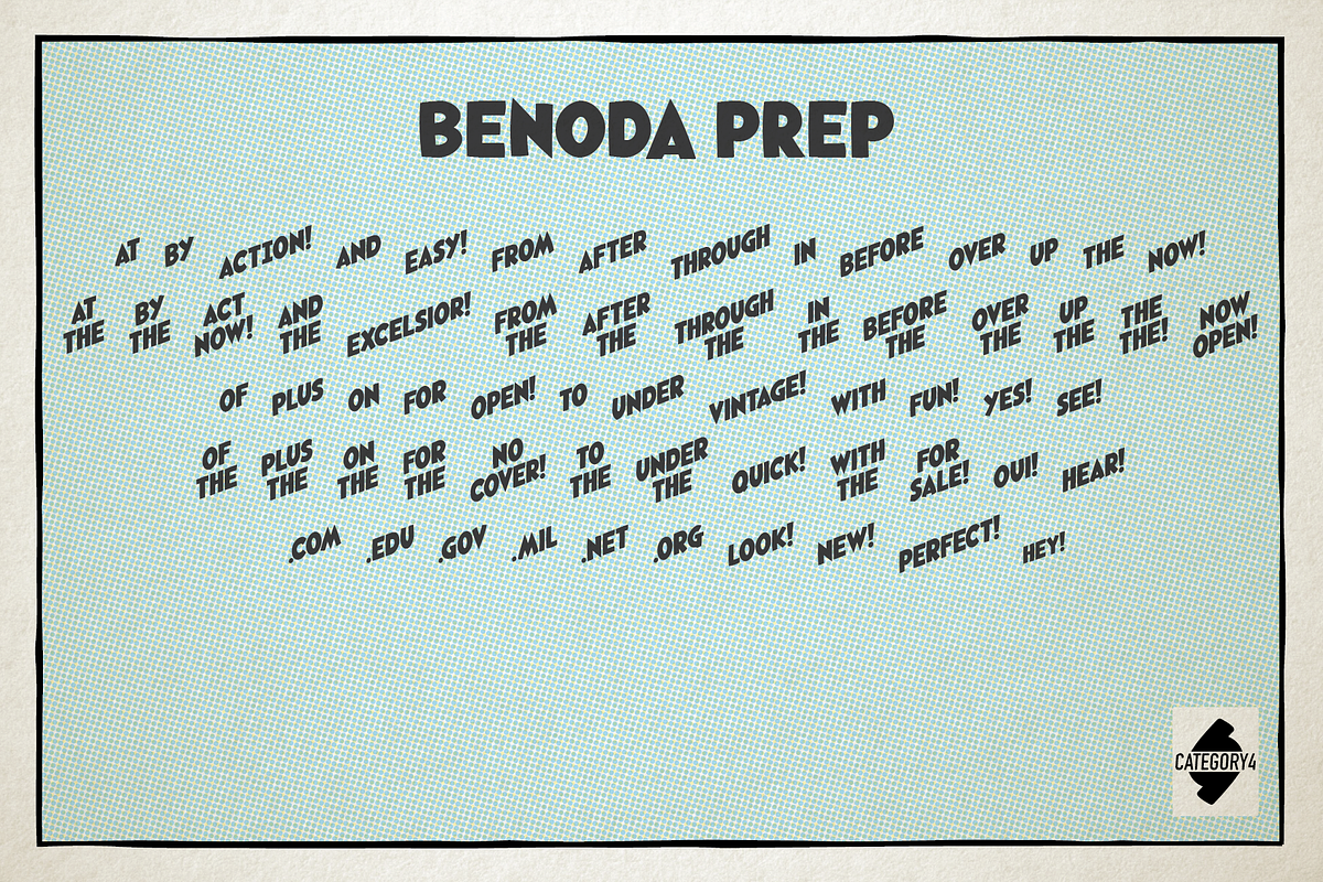 The Benoda BIG! Bundle Bundle, a Sans Serif Font by category4 (Photo 11 of 12)