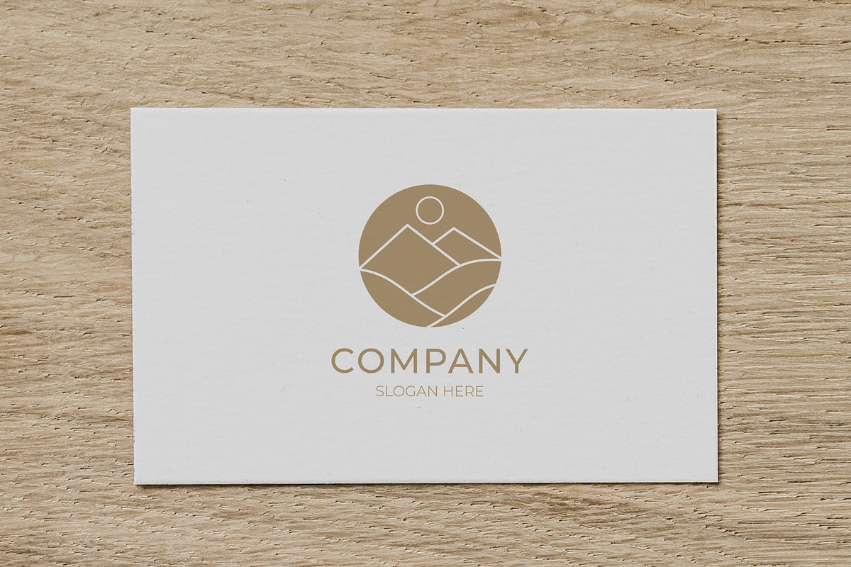 Aesthetic mountain logo, a Branding & Logo Template by Medianeka (Photo 2 of 3)