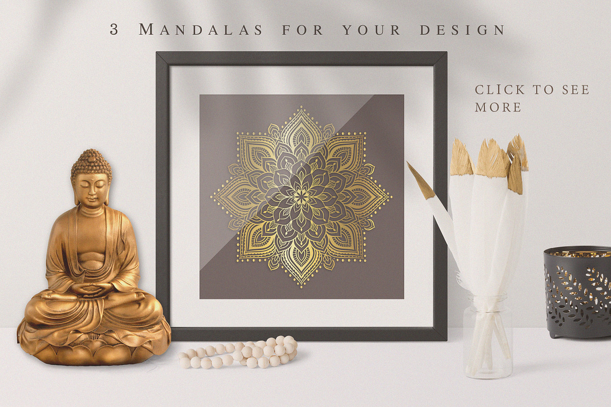 58 items. Meditation Girl set, a Decorative Illustration by anvinoart (Photo 9 of 12)