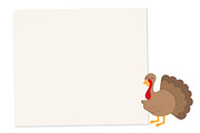 Turkeys with Signs, an Illustration by Illustrations by Jessie (Thumbnail 5 of 5)