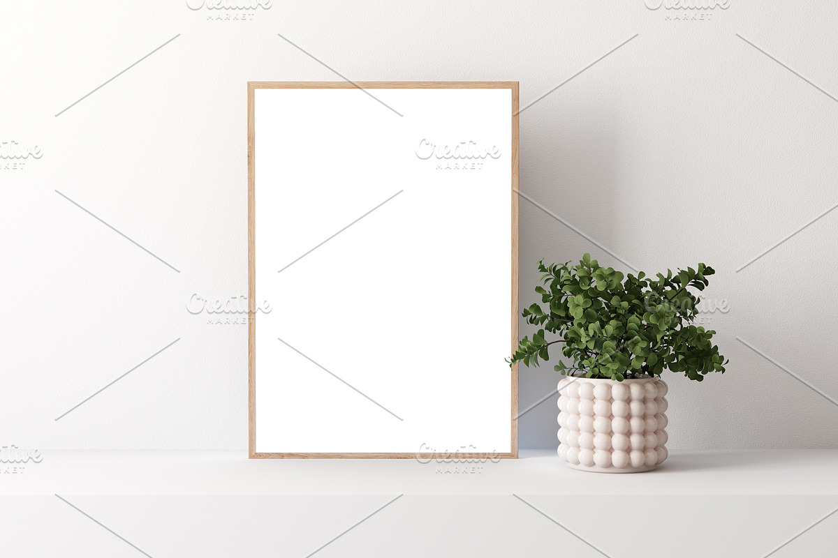Frame Mockup Bundle Boho - 03, a Print Template by Mockup Shop (Photo 10 of 15)