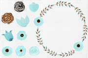 Watercolor hand-painted Elements, an Illustration by Li Zamperini (Thumbnail 3 of 5)