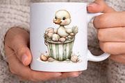 Whimsical Summer Goose Clipart PNG, a Seasonal Illustration by Canvas Craft (Thumbnail 5 of 7)