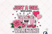 Pink Valentine PNG Sublimation, an Illustration by Creative Art (Thumbnail 1 of 6)
